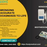 Kody Medical flyer featuring Doppler Ultrasound and Neuropathy Testing devices for accurate diagnosis.