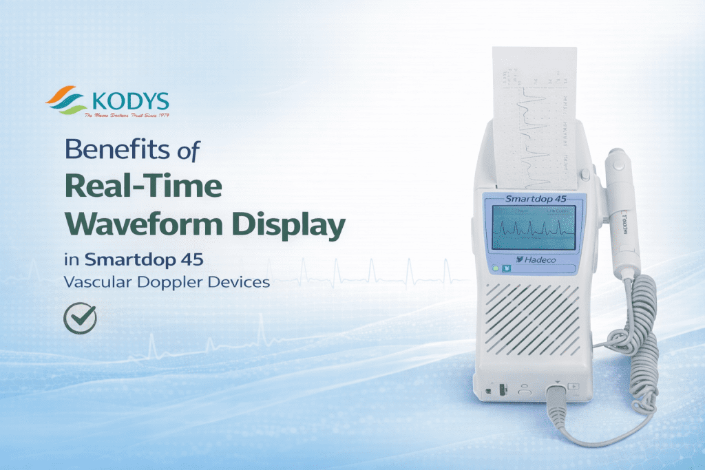 Benefits of Real-Time Waveform Display in Smartdop 45 Vascular Doppler