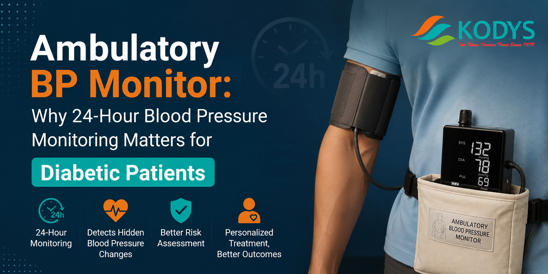 Ambulatory BP Monitor: Why 24-Hour Blood Pressure Monitoring Matters for Diabetic Patients